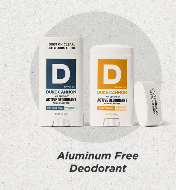 Aluminum Free Deodorant.