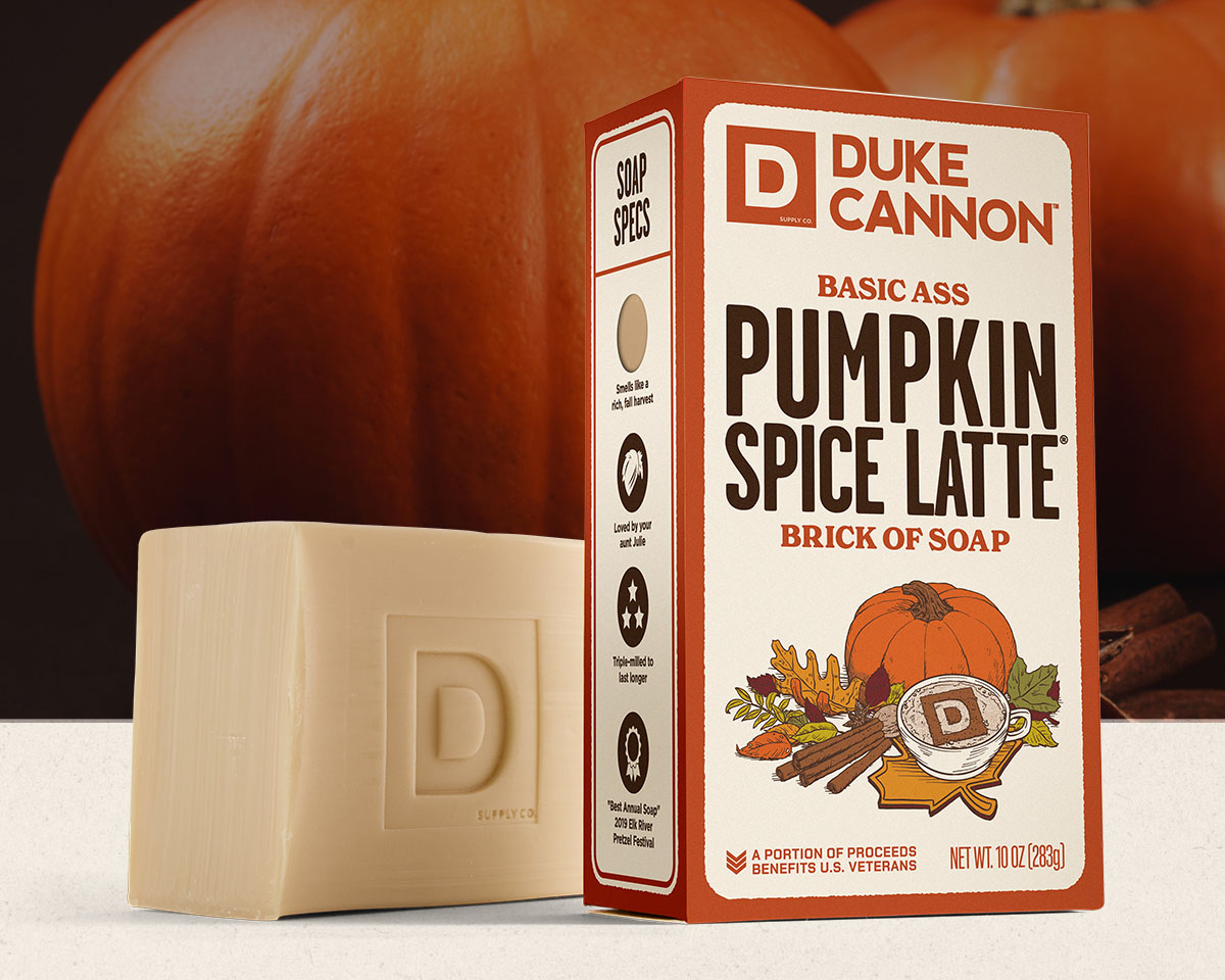 Basic Ass Pumpkin Spice Latte Brick of Soap. 