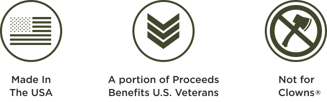 Made in USA | A Portion of Proceeds Benefits U.S. Veterans