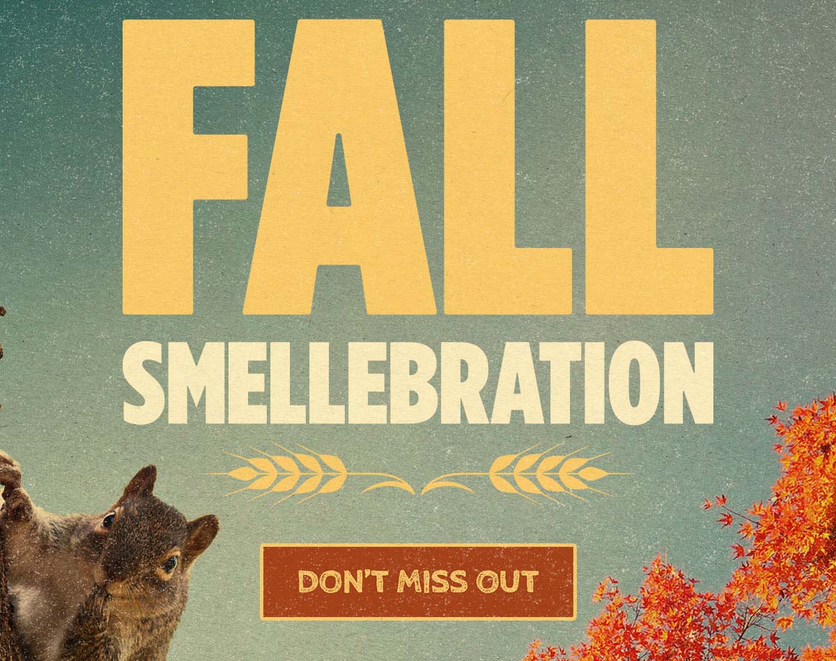 Fall Smellabration. Shop the sale.