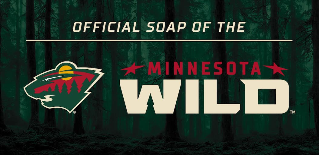 Official Soap of the Minnesota Wild.