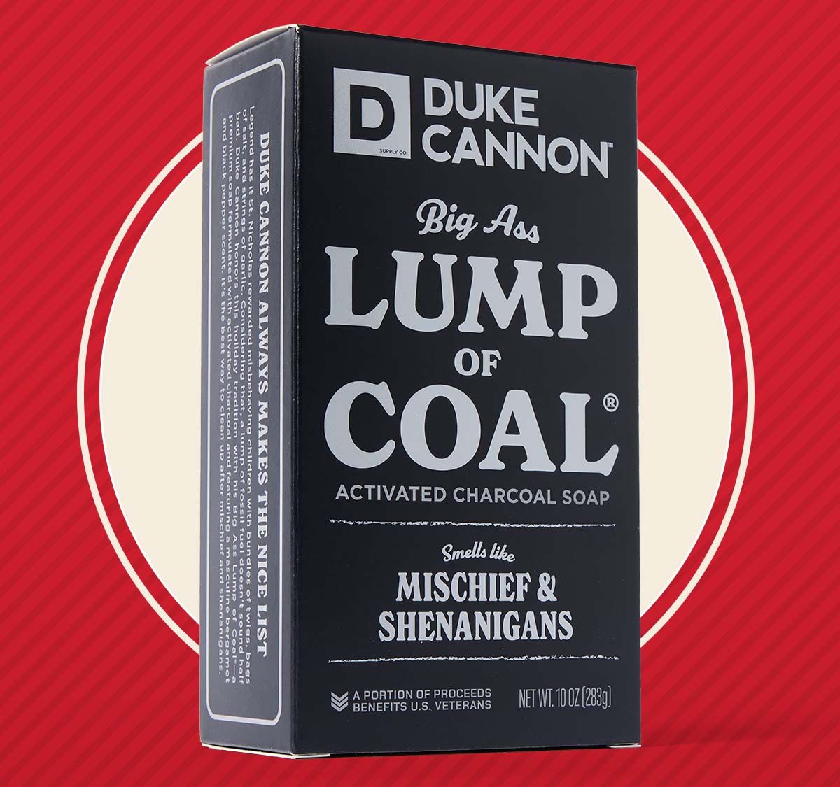 Duke Cannon Lump of Coal Big Ass Brick of Soap.