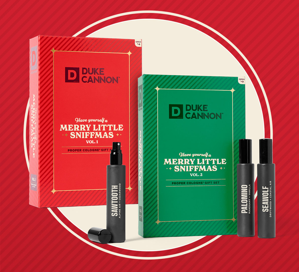 Merry Little Sniffmas Books: Vol. 1 and Vol. 2.