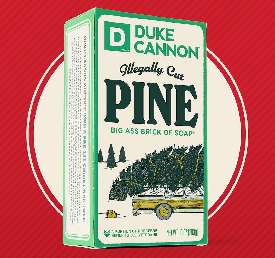 Duke Cannon Illegally Cut Pine Big Ass Brick of Soap