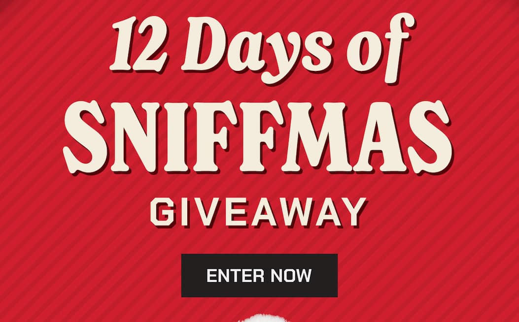 12 Days of Sniffmas Giveaway. Enter Now.