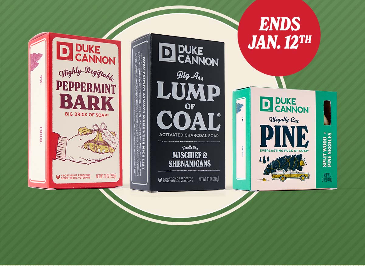 Featuring Holiday Products. Ends Jan. 12th