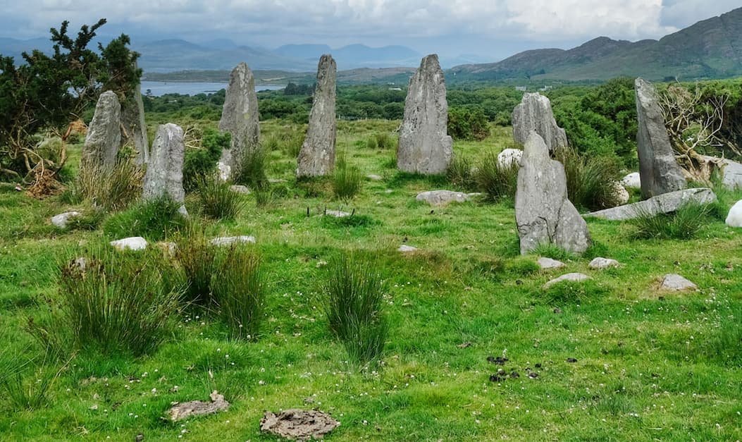 A cluster of rocks in a formation somwhere in scotland. Link takes you to join SMS and subscribe.