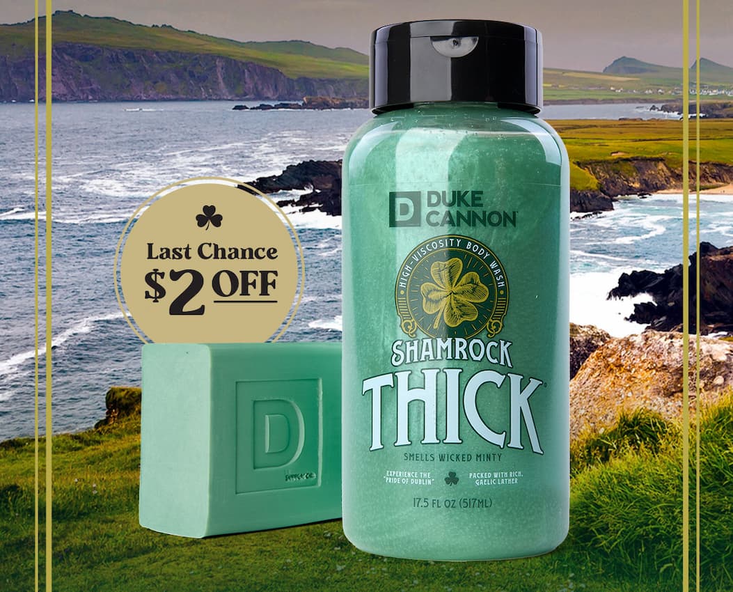 Last chance $2 Off Shamrock Thick and Bricks