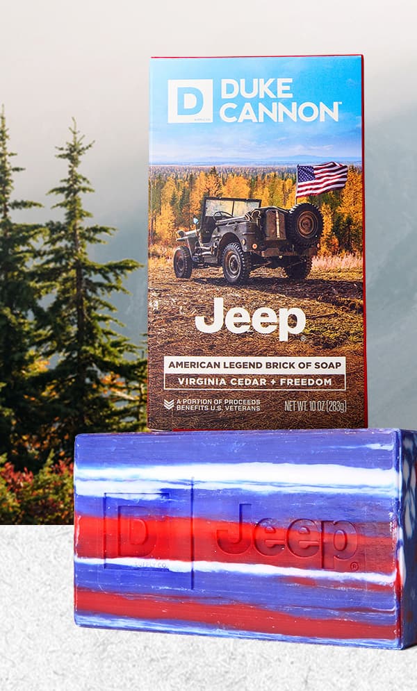 Duke Cannon Jeep Brand American Legend Brick of Soap