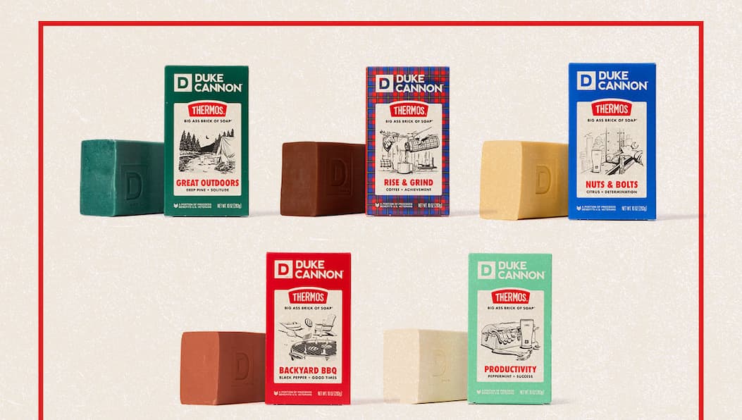 All 5 THERMOS Big Ass Bricks of Soap.