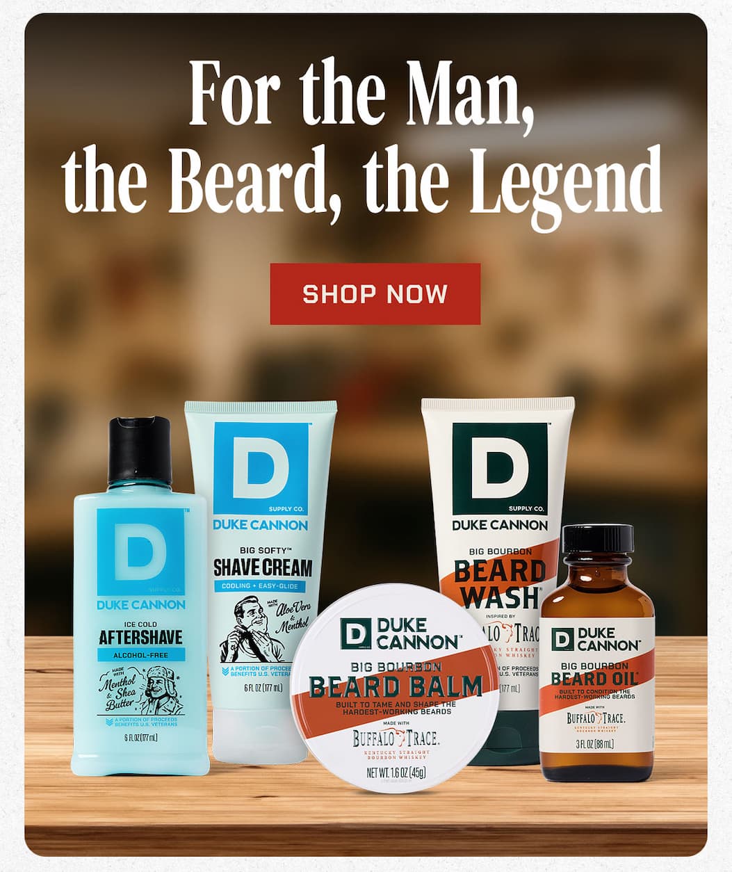 For the man, the beard, the legend. Shop Now.