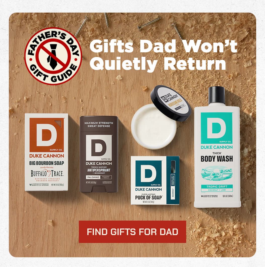 Gifts dad won't quietly return.
