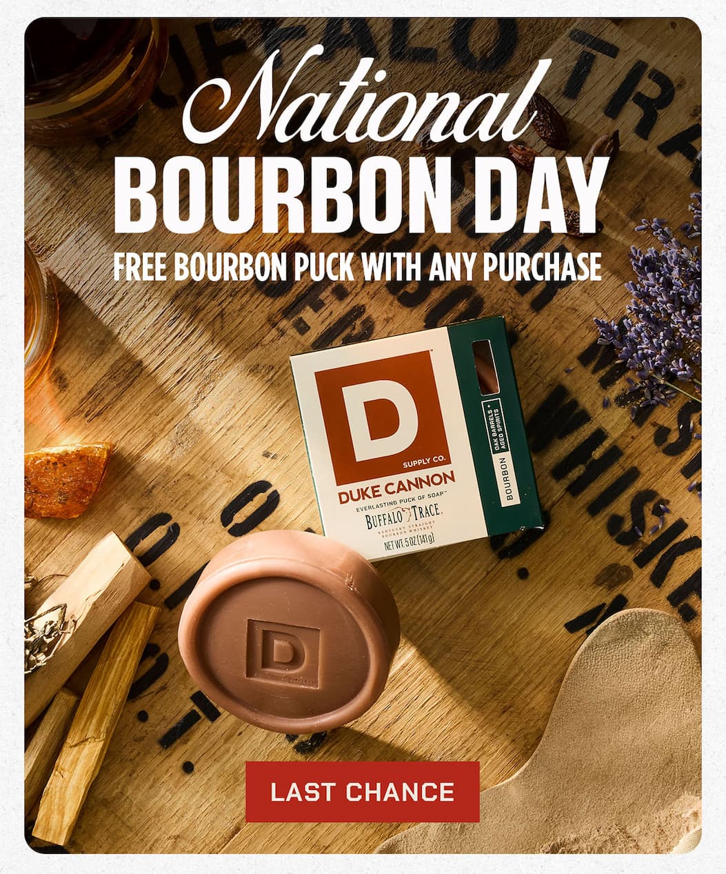 Free Bourbon Puck WITH ANY PURCHASE SHOP NOW
