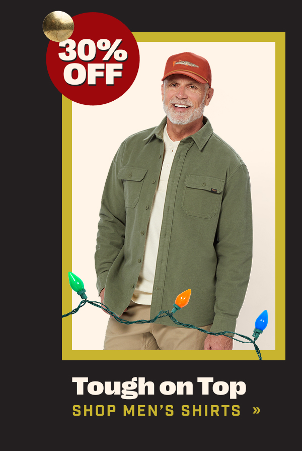 30% OFF Tough on Top SHOP MEN'S SHIRTS