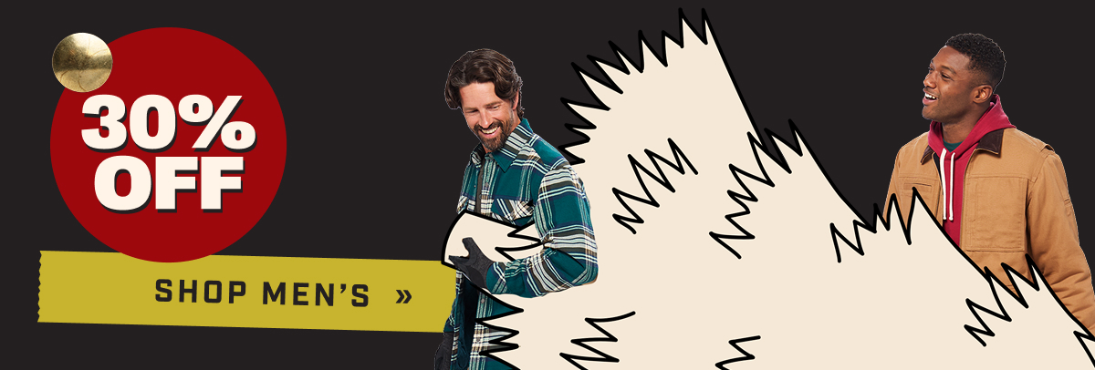 30% OFF SHOP MEN'S
