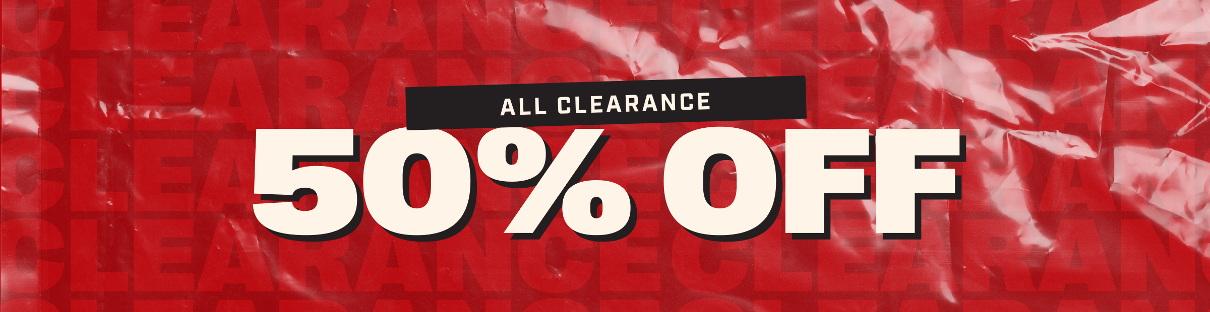 SEASONAL - CLEARANCE 50% OFF