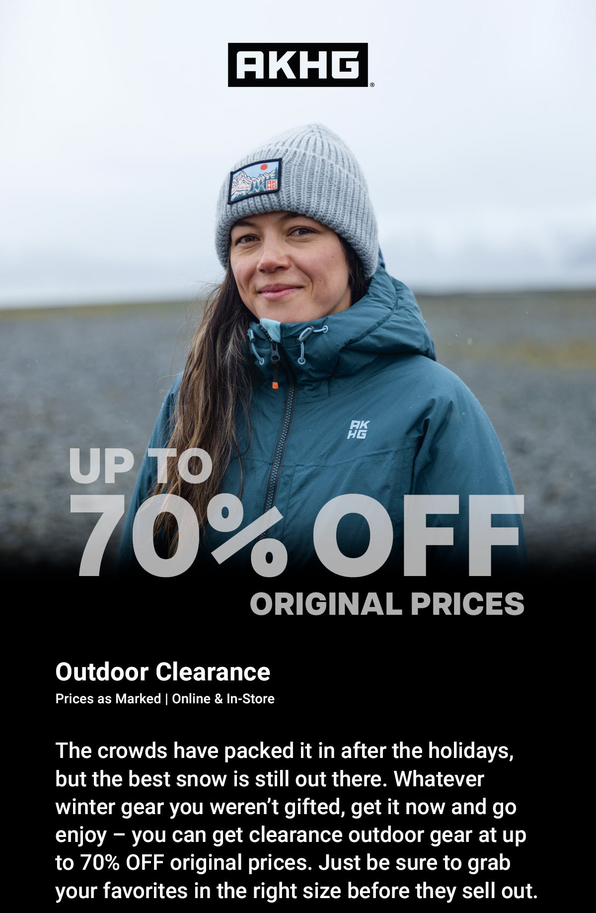 AKHG. Up to 70% Off Outdoor Clearance.