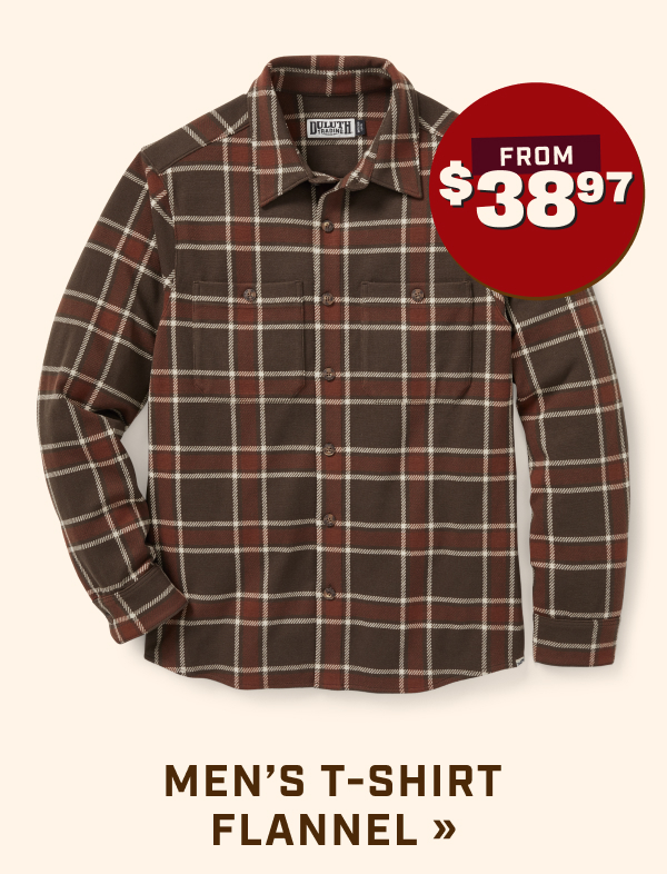 Men's T-Shirt Flannel From $38.97