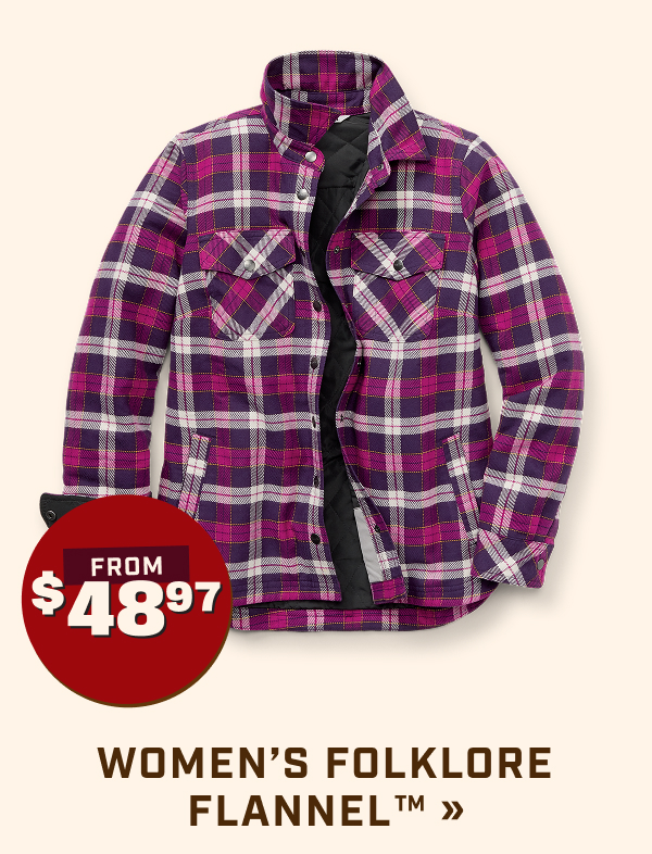 Women's Folklore Flannel From $48.97