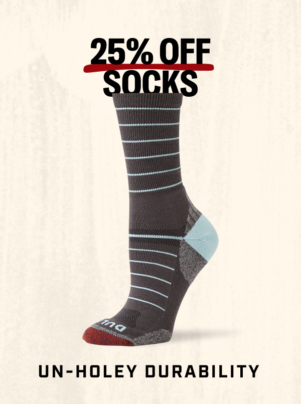 25% OFF Socks - Un-Holey Durabiity