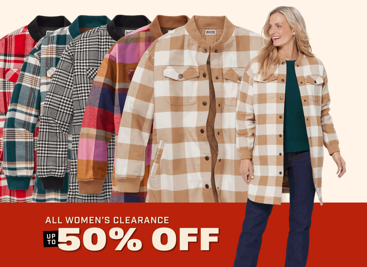 All Women's Clearance up to 50% Off
