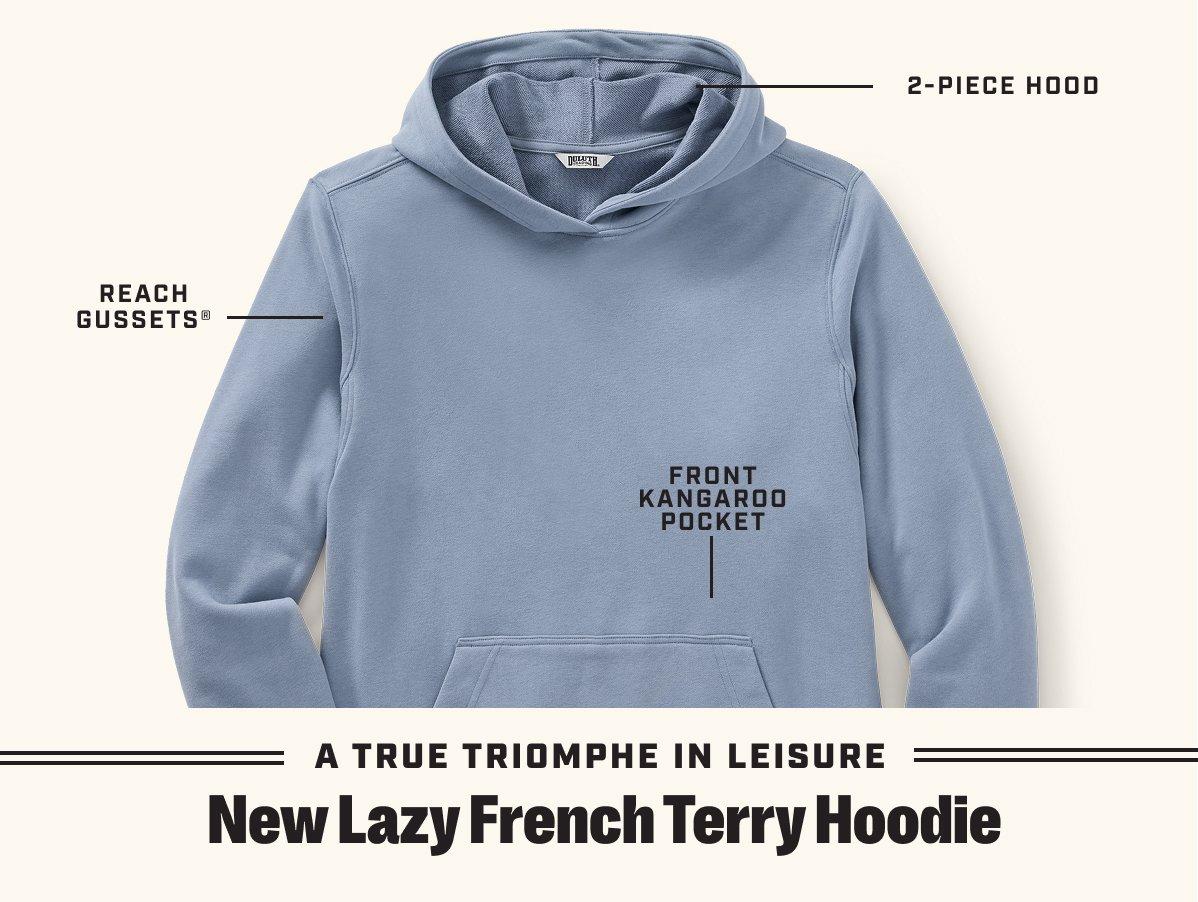 New! A True Triomphe In Leisure - Lazy French Terry Hoodie