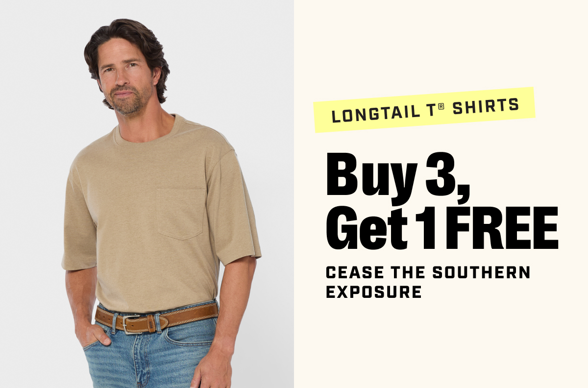 Longtail T Shirts - Buy 3, Get 1 Free - Cease the Southern Exposure