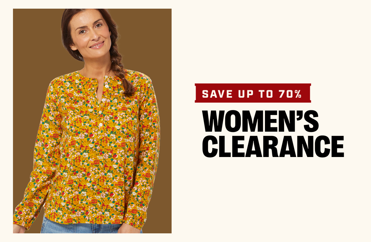 Save Up to 70% - Women's Clearance
