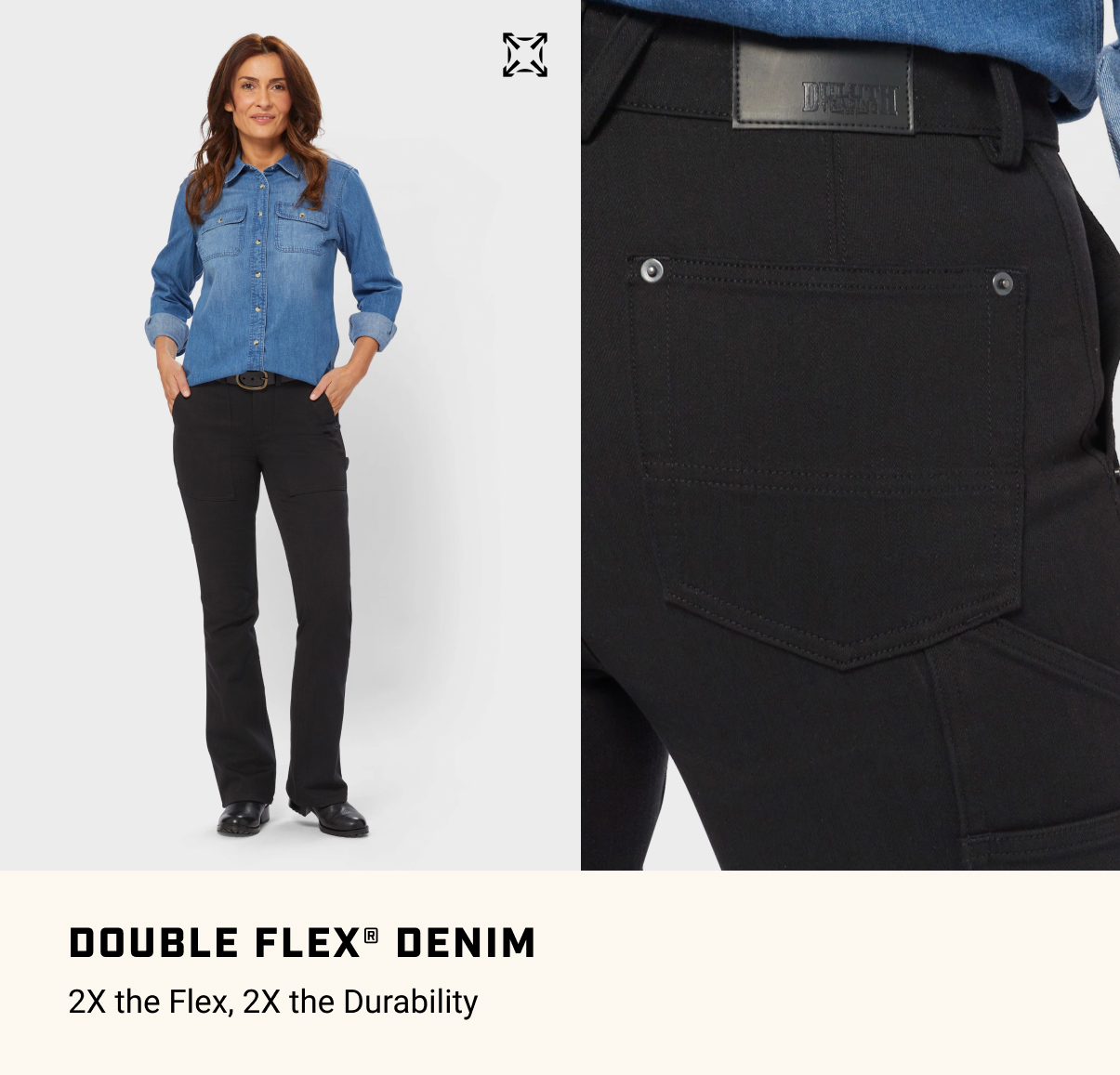 Double Flex Denim - 2X the Flex, 2X the Durability
