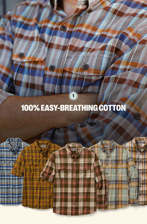 1 - 100% Easy-Breathing Cotton