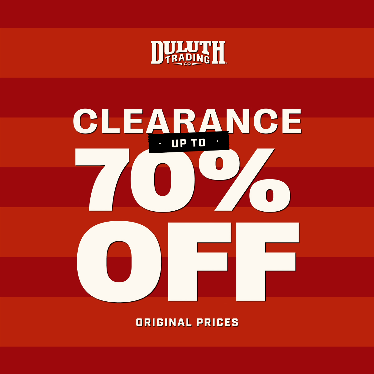 Duluth Trading Co - Clearance Up to 70% Off Original Prices