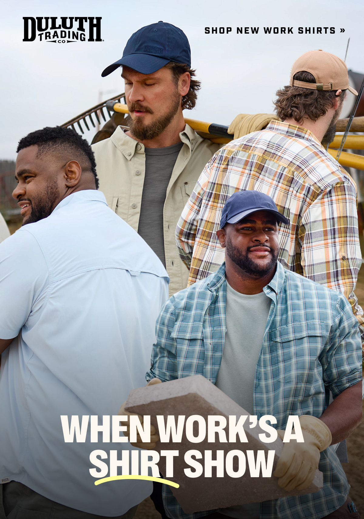 DULUTH TRADING CO - Shop New Work Shirts - When Work's A Shirt Show