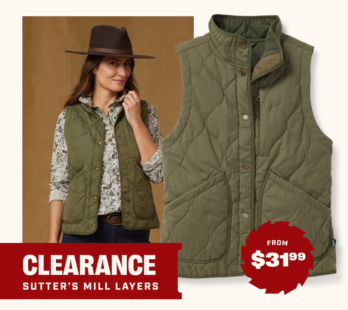 Clearance - Sutter's Mill Layers - From $31.99