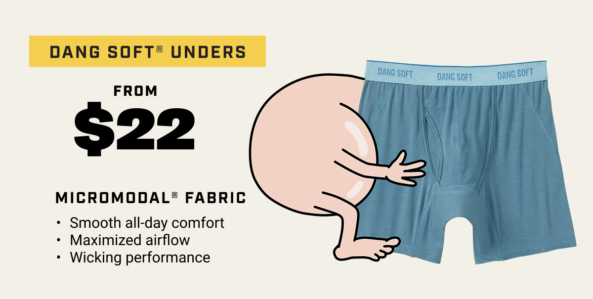 Dang Soft Unders From $22 - Micromodal Fabric