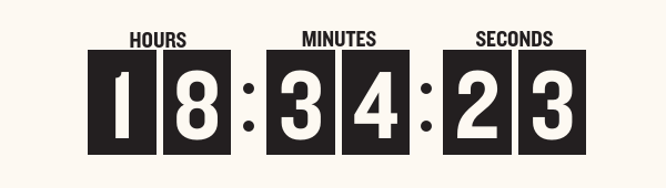 Time Is Running Out