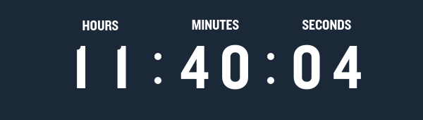 Time Is Running Out