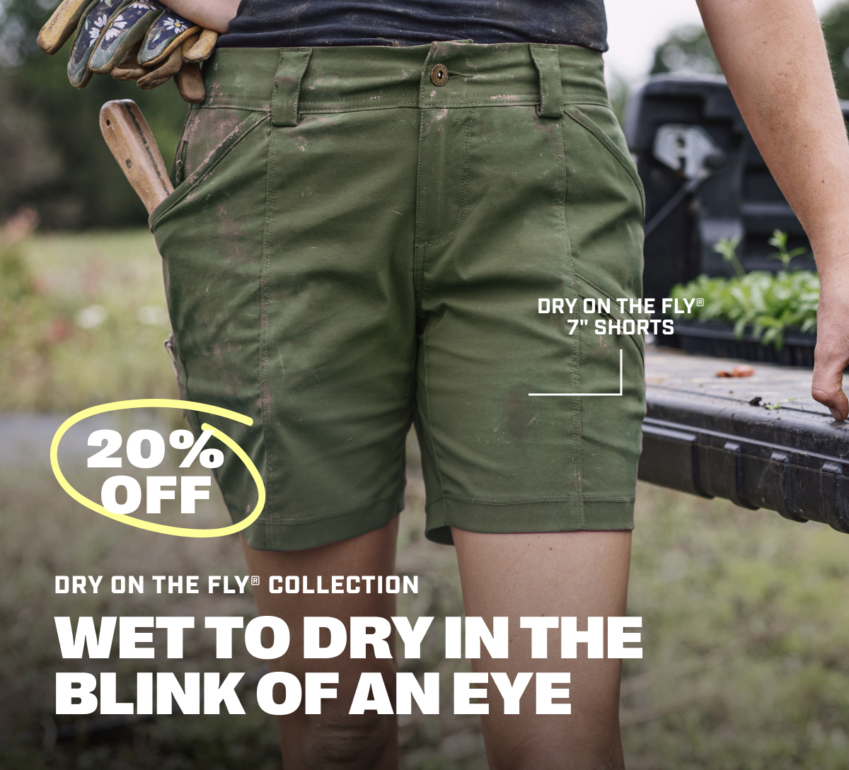 20% OFF Dry On The Fly Collection - Wet To Dry In The Blink Of An Eye