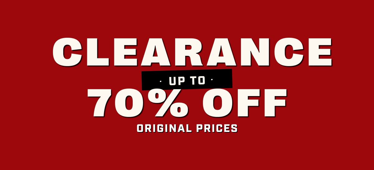 Clearance Up to 70% Off - Original Prices
