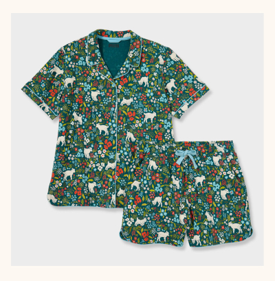 Women's Cotton Knit Printmaker Pajama Set