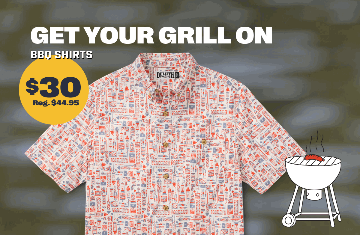 Get Your Grill On - BBQ Shirts - $30 - Reg. $44.95