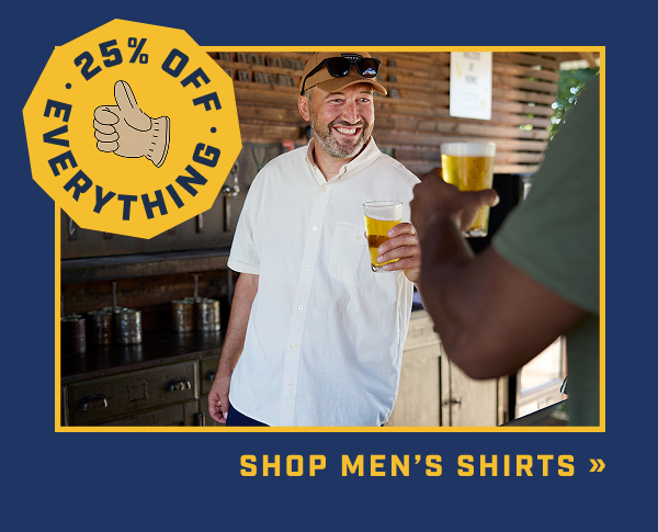 25% Off Everything - Shop Men's Shirts