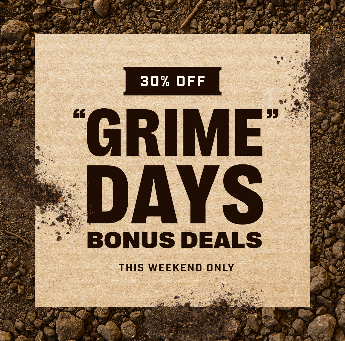30% Off Grime Days Bonus Deals This Weekend Only