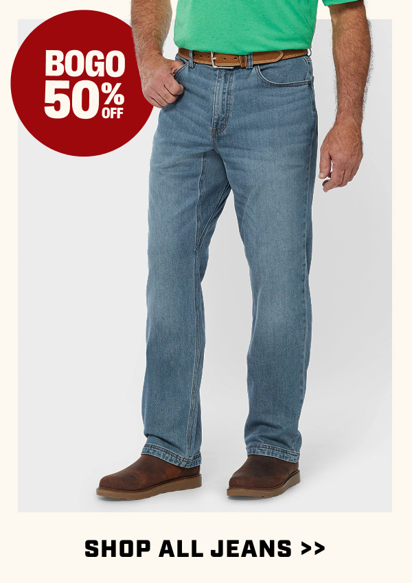 BOGO 50% Off - Shop All Jeans