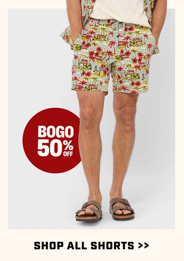 BOGO 50% Off - Shop All Shorts