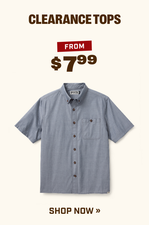 Clearance Tops From $7.99 - Shop Now