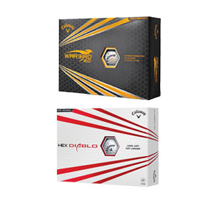 Callaway Hex Diablo or Warbird Series Golf Balls
