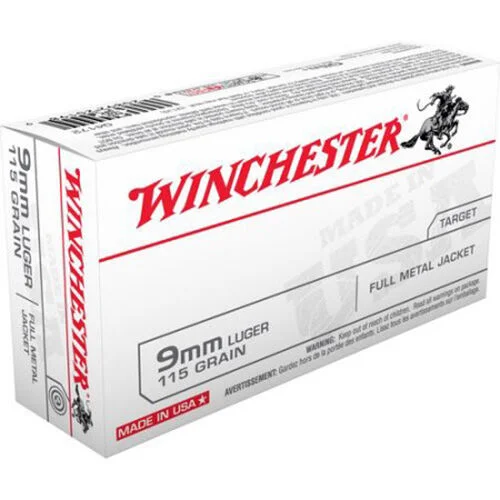 Winchester 9mm FMJ 50ct