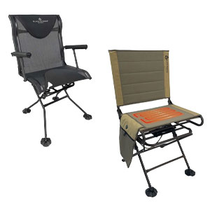 Black Sierra Deluxe Swivel or Heated Engage Chair