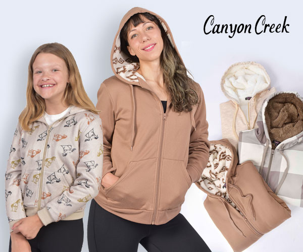 canyon creek sherpa hoodie