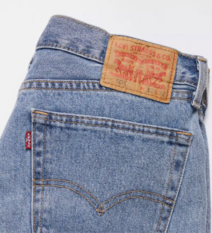 Levi's Men's 505 Light Stonewash Regular Fit Jeans